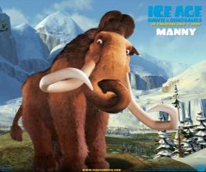 yapboz Manfred, Manny, mamut